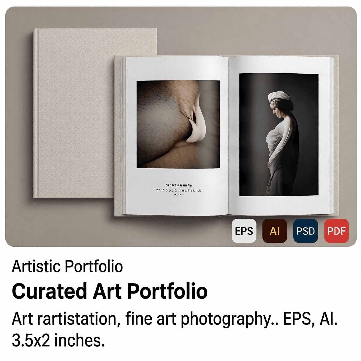 Curated Art Portfolio Template